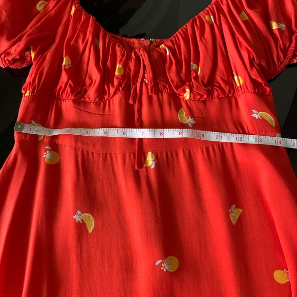 Astr The Label Nancy Dress - Atomic Orange - Picture 14 of 16